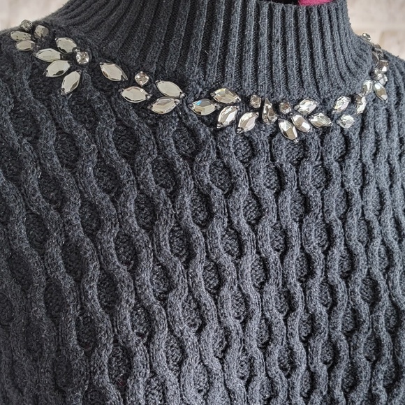Simply Vera Grandma Sweater with Faux Crystal Detail - Picture 3 of 6